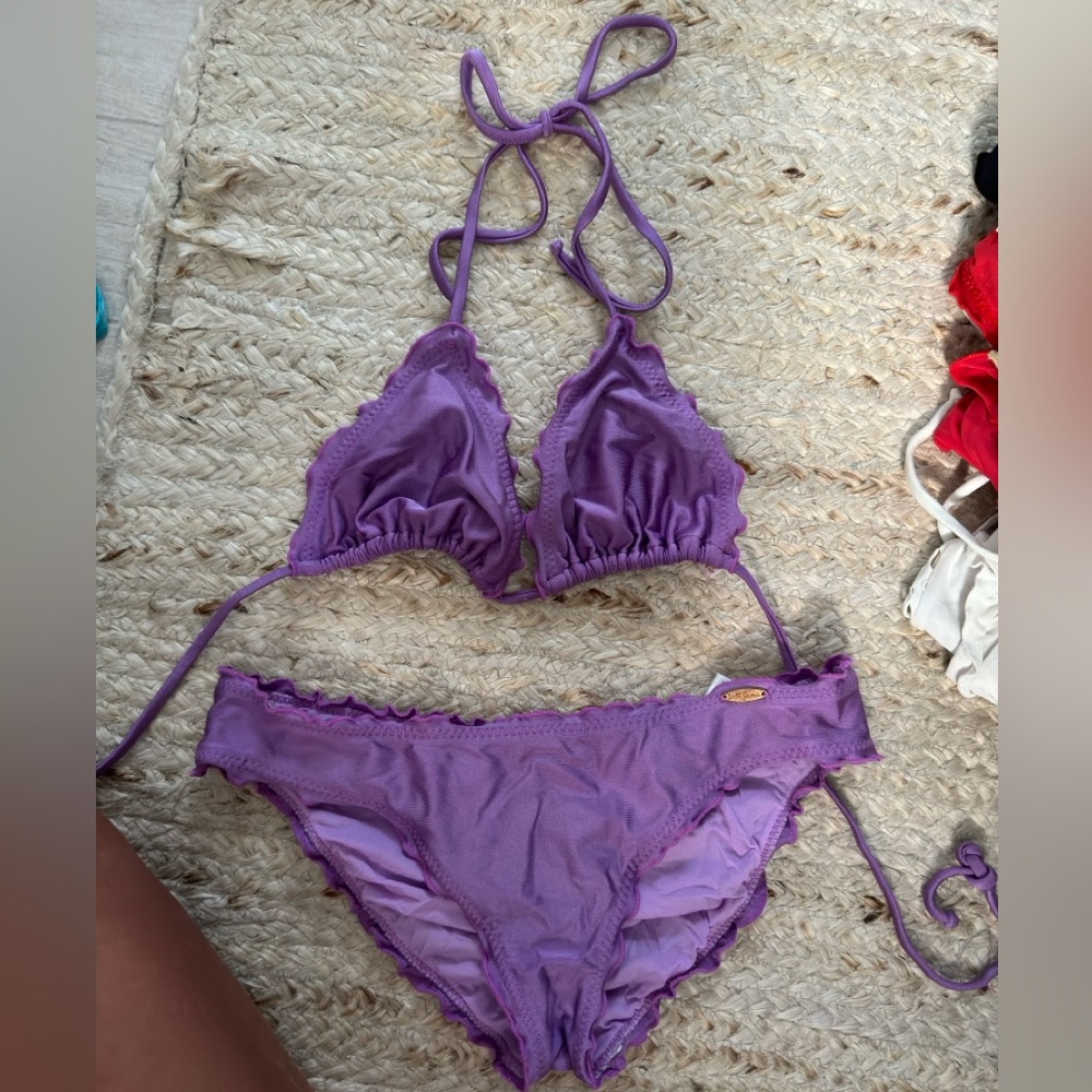 Luli Fama Purple bikini